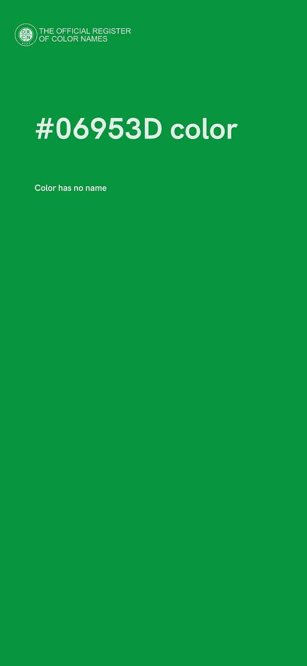 #06953D color image