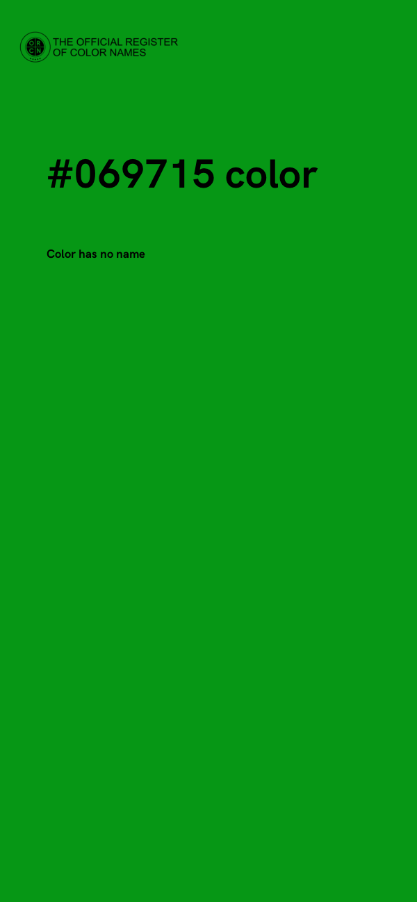 #069715 color image