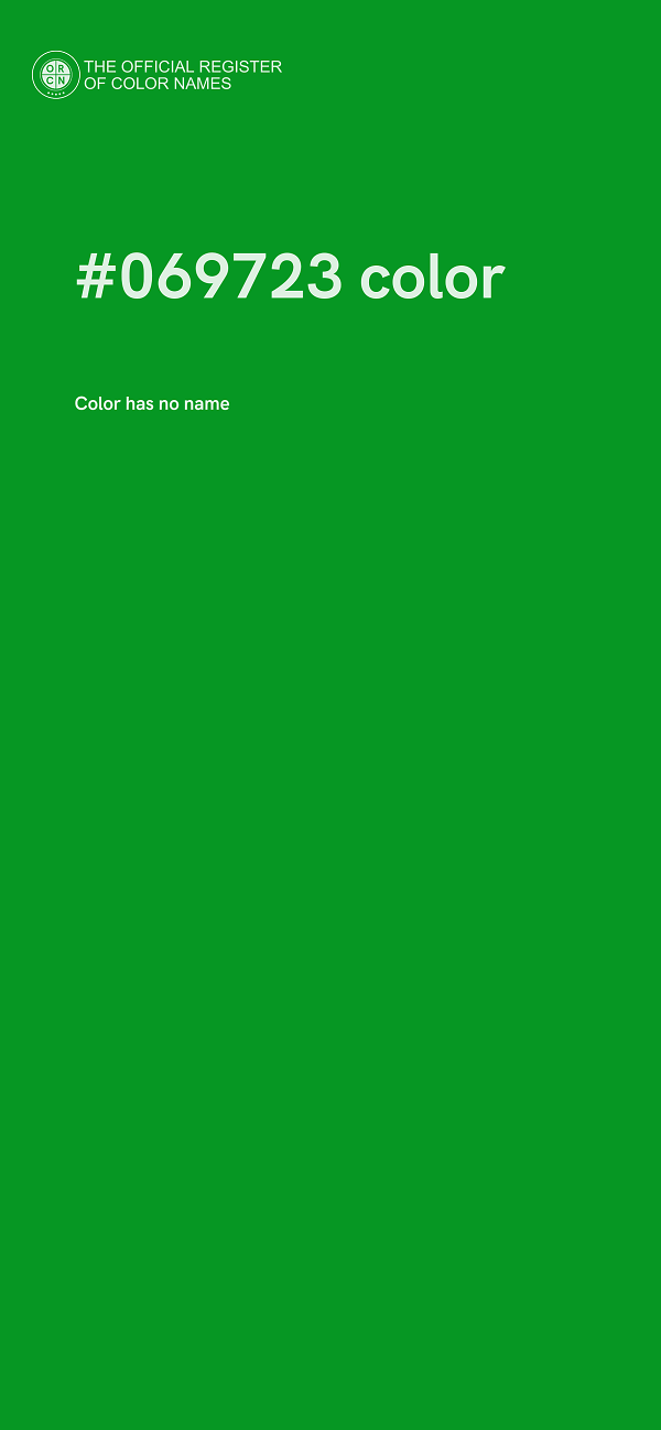 #069723 color image