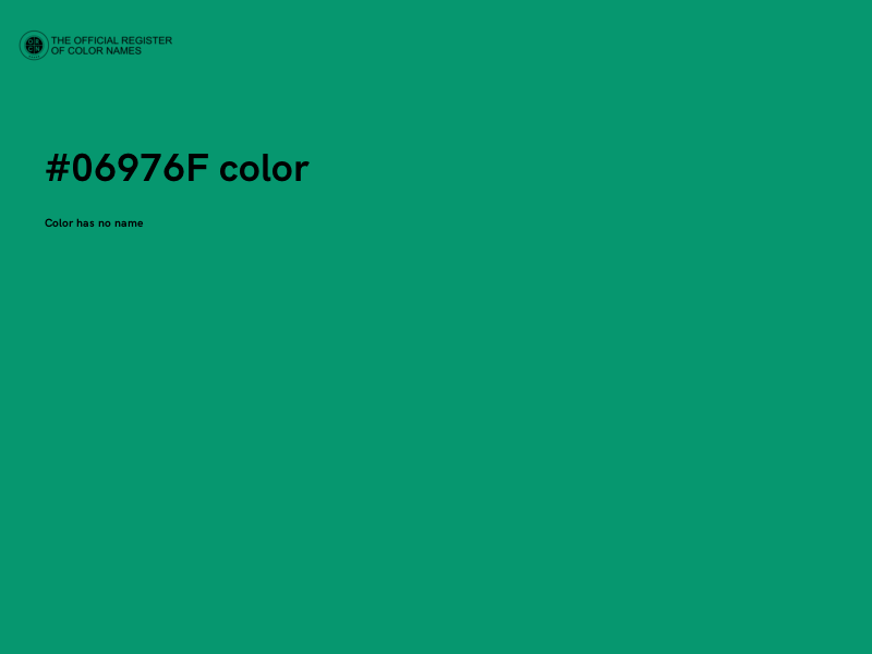 #06976F color image