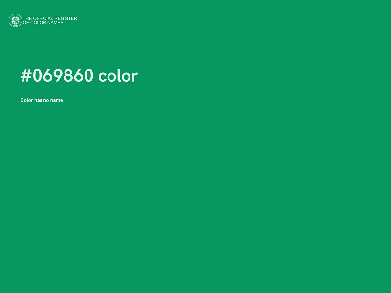 #069860 color image