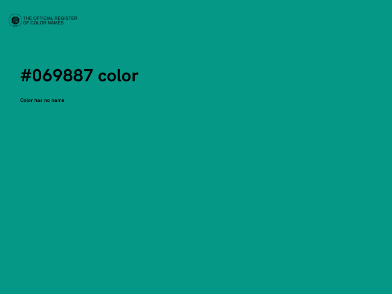 #069887 color image
