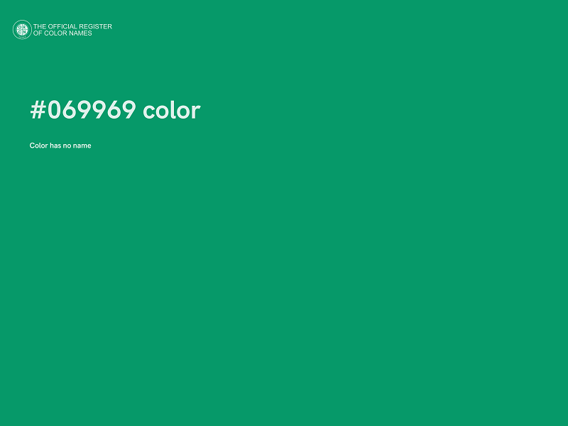 #069969 color image