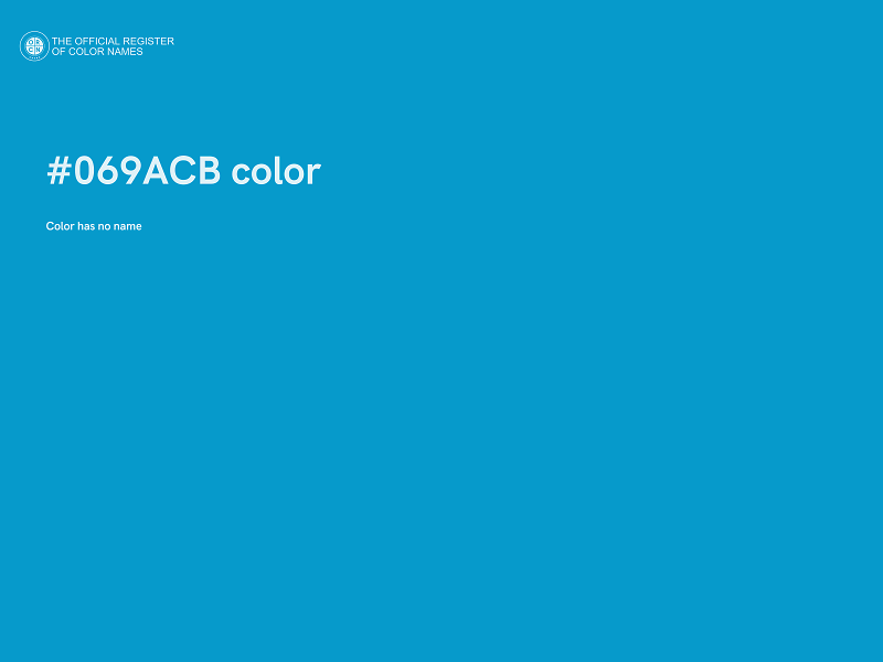 #069ACB color image