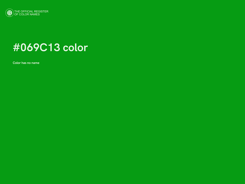 #069C13 color image