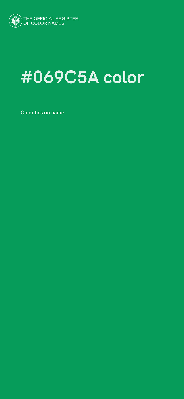 #069C5A color image