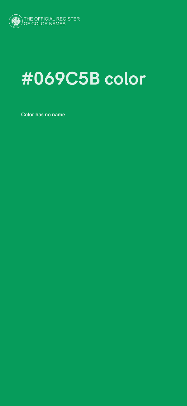 #069C5B color image