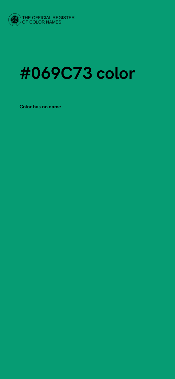 #069C73 color image