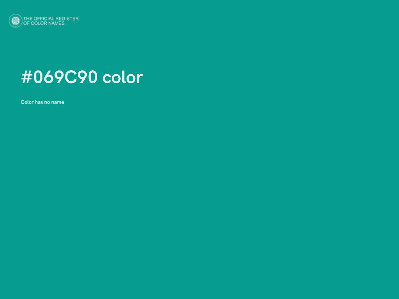 #069C90 color image