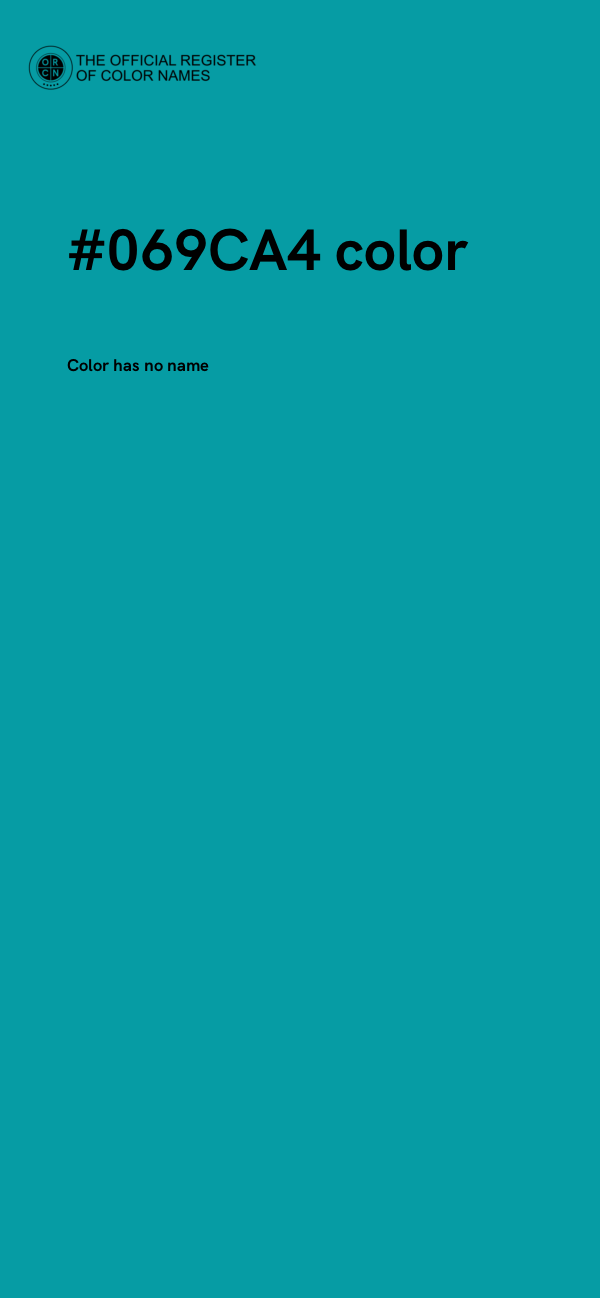 #069CA4 color image