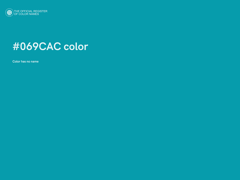 #069CAC color image