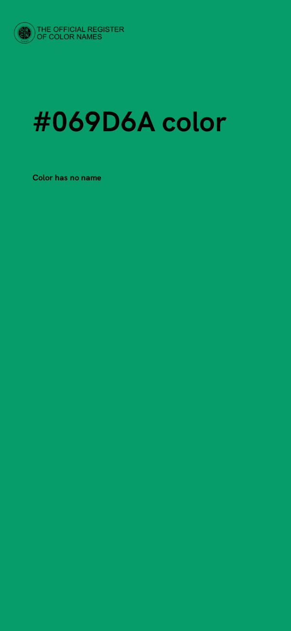 #069D6A color image