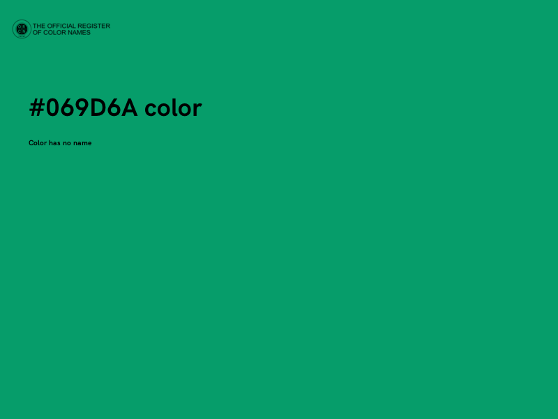#069D6A color image
