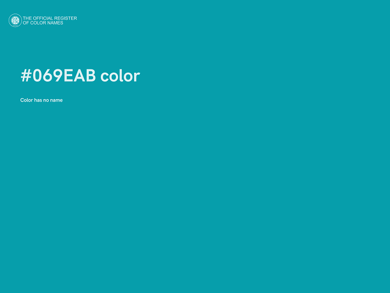 #069EAB color image