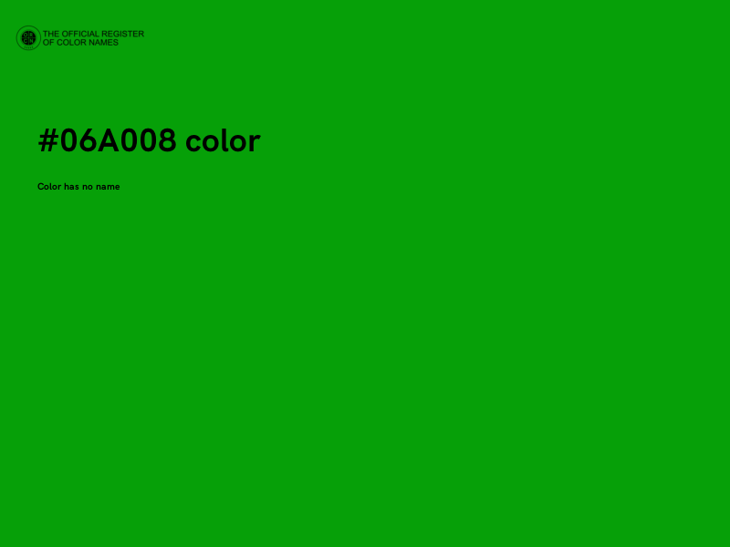 #06A008 color image