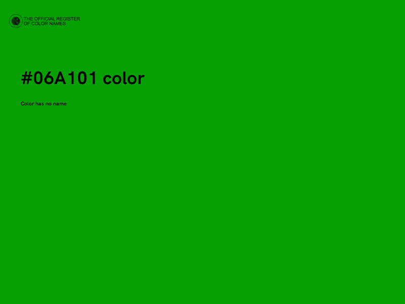 #06A101 color image