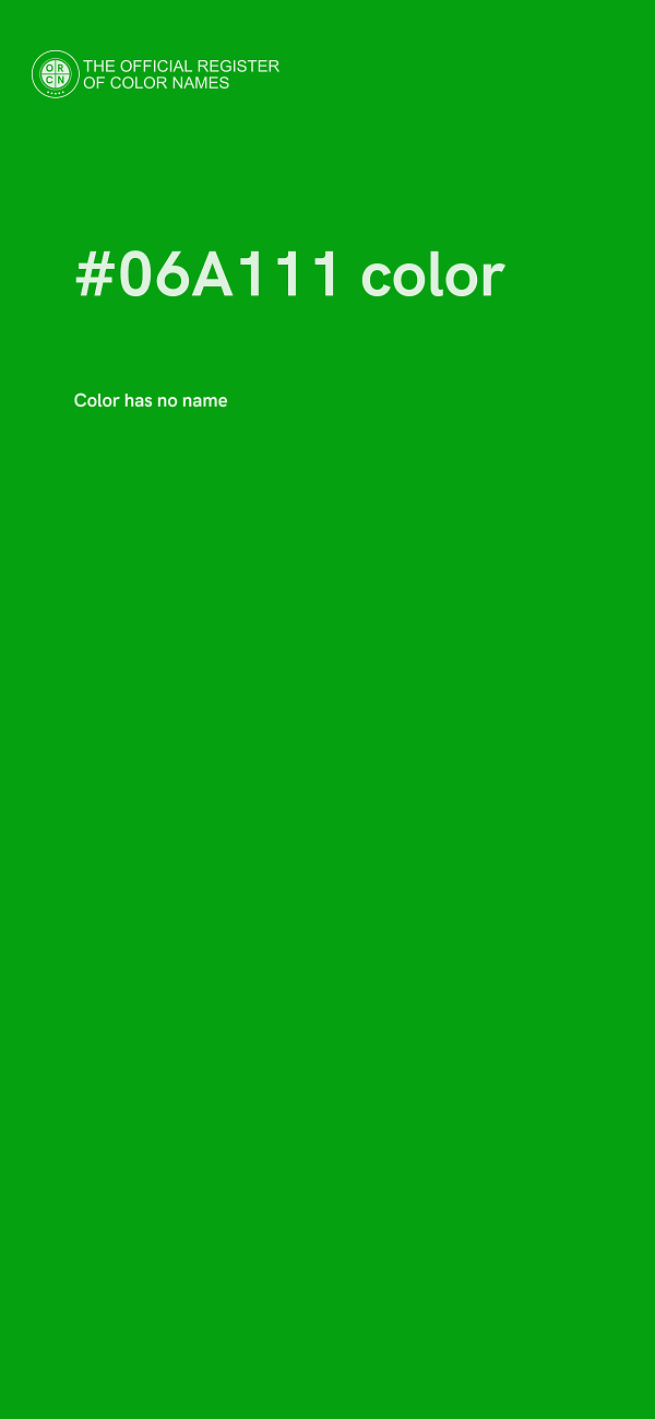 #06A111 color image