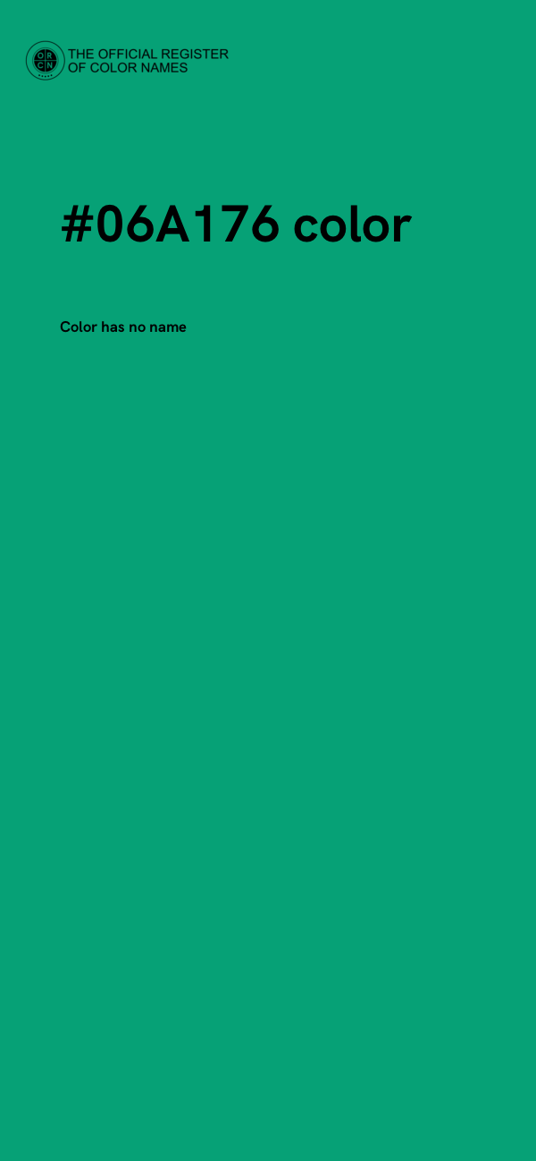 #06A176 color image