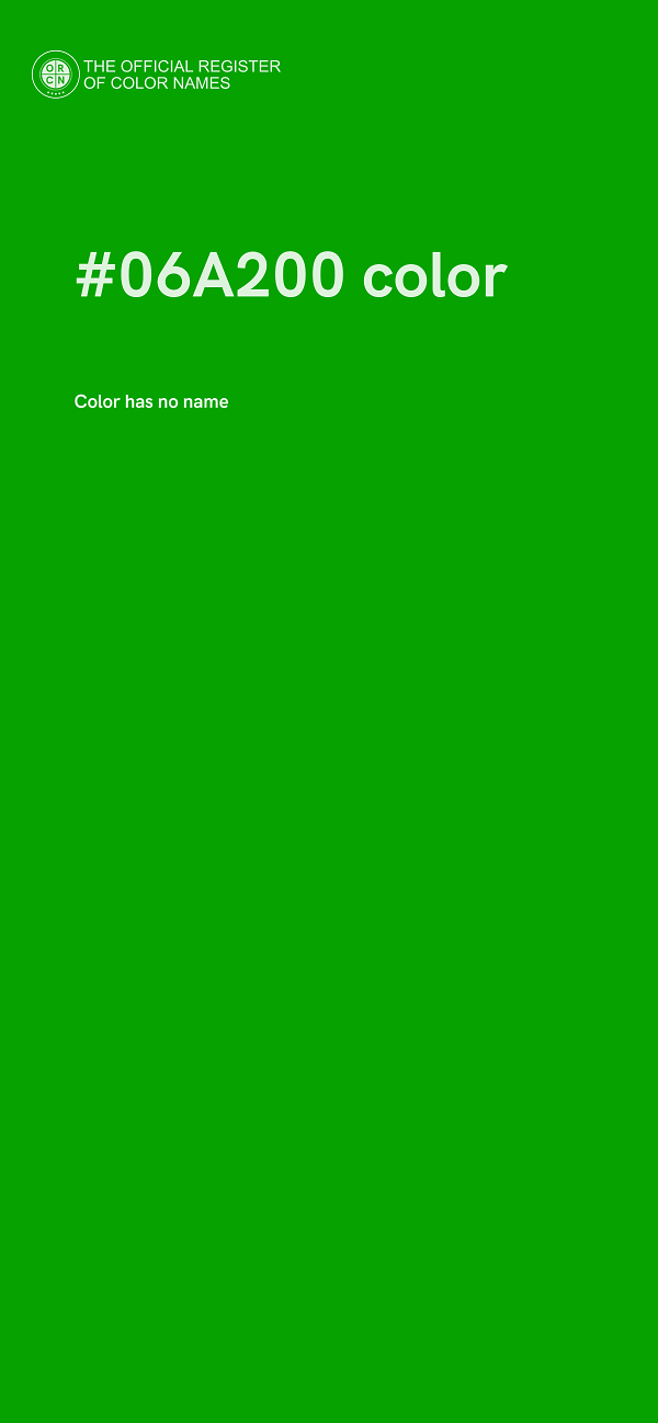 #06A200 color image