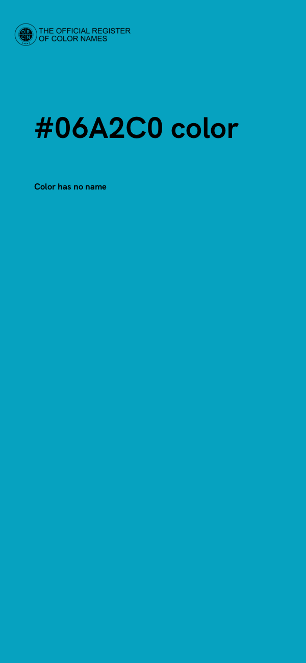 #06A2C0 color image