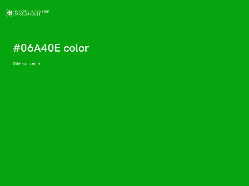 #06A40E color image