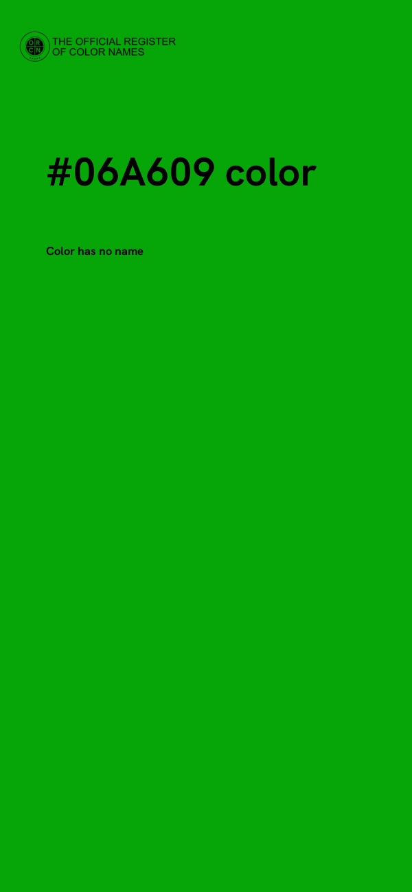 #06A609 color image
