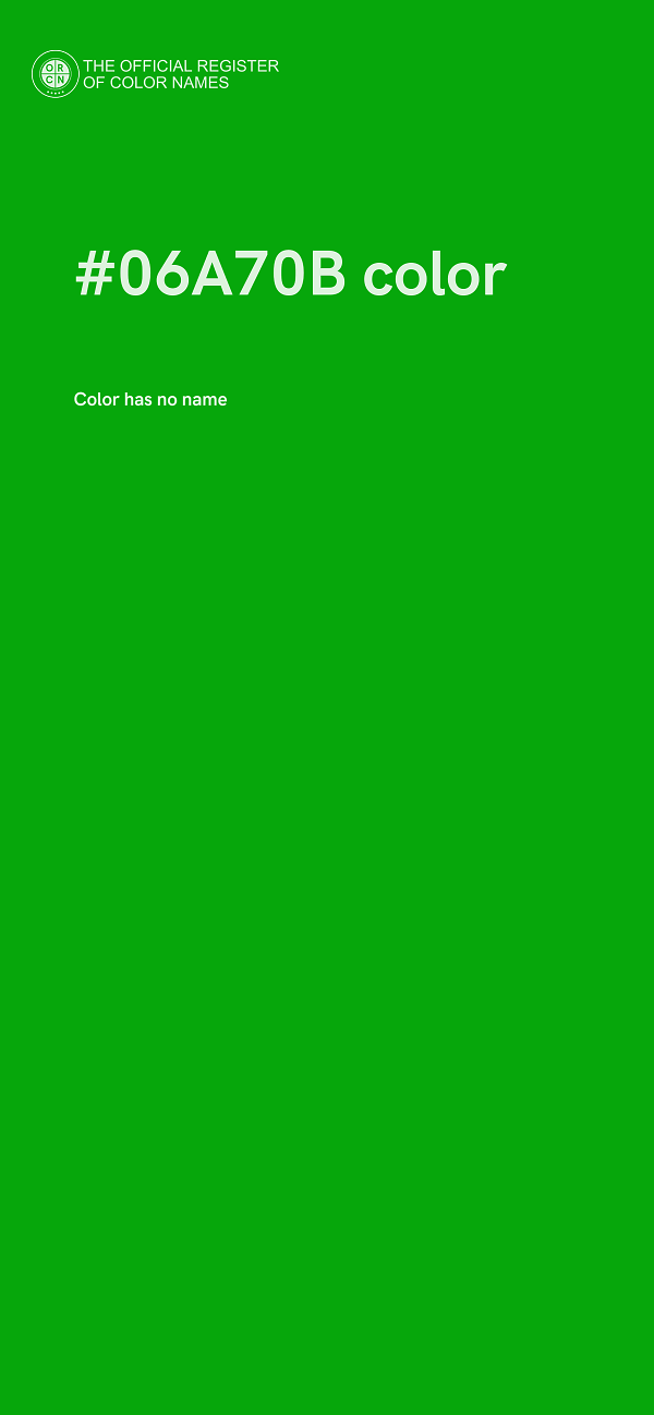 #06A70B color image