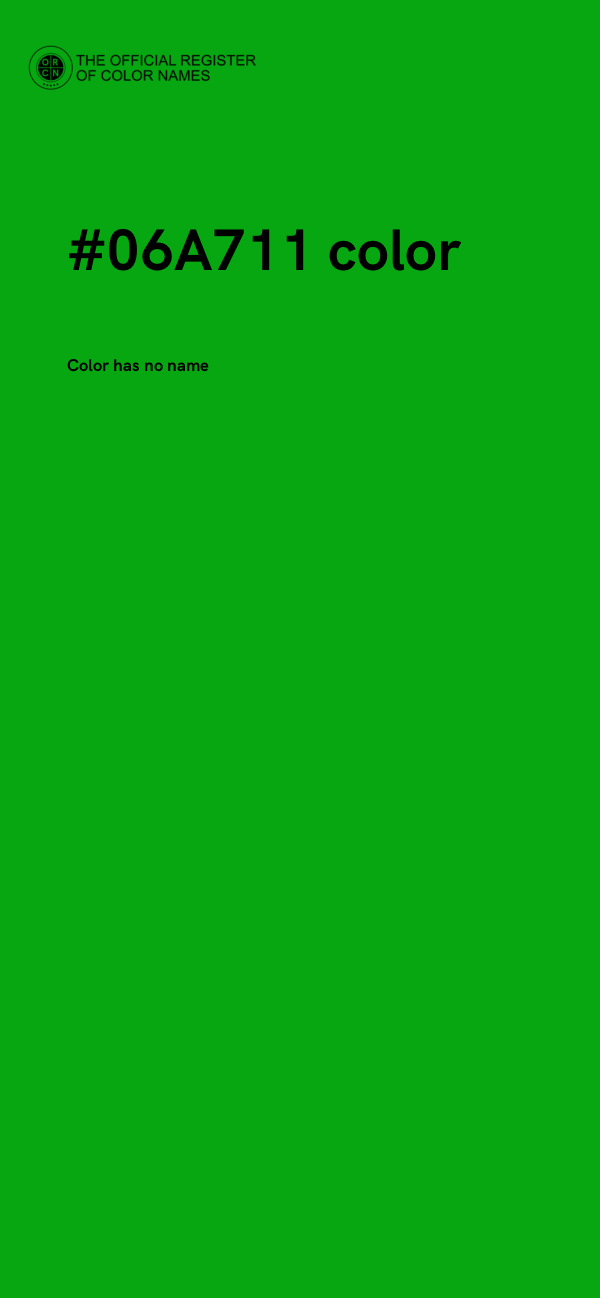 #06A711 color image