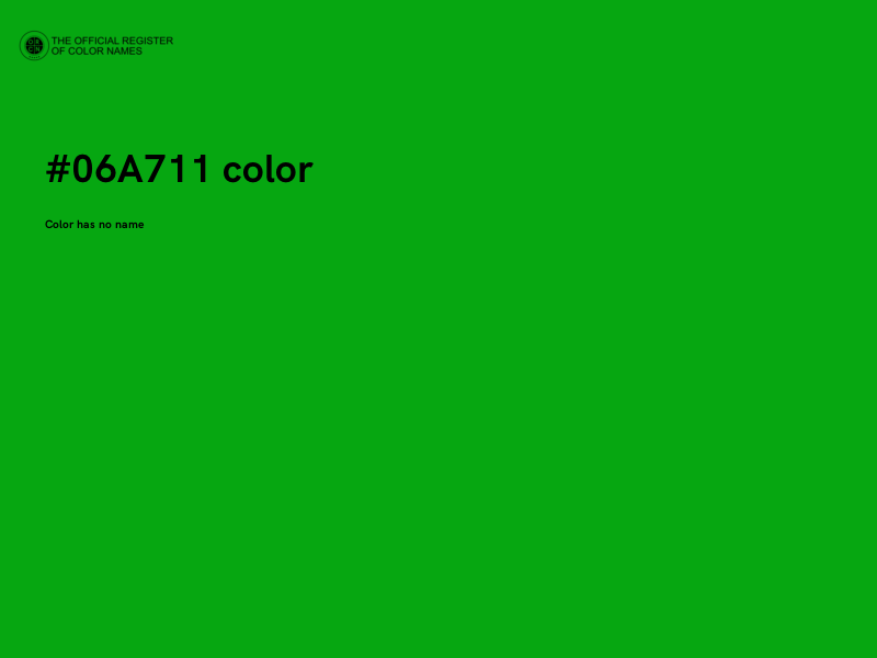 #06A711 color image