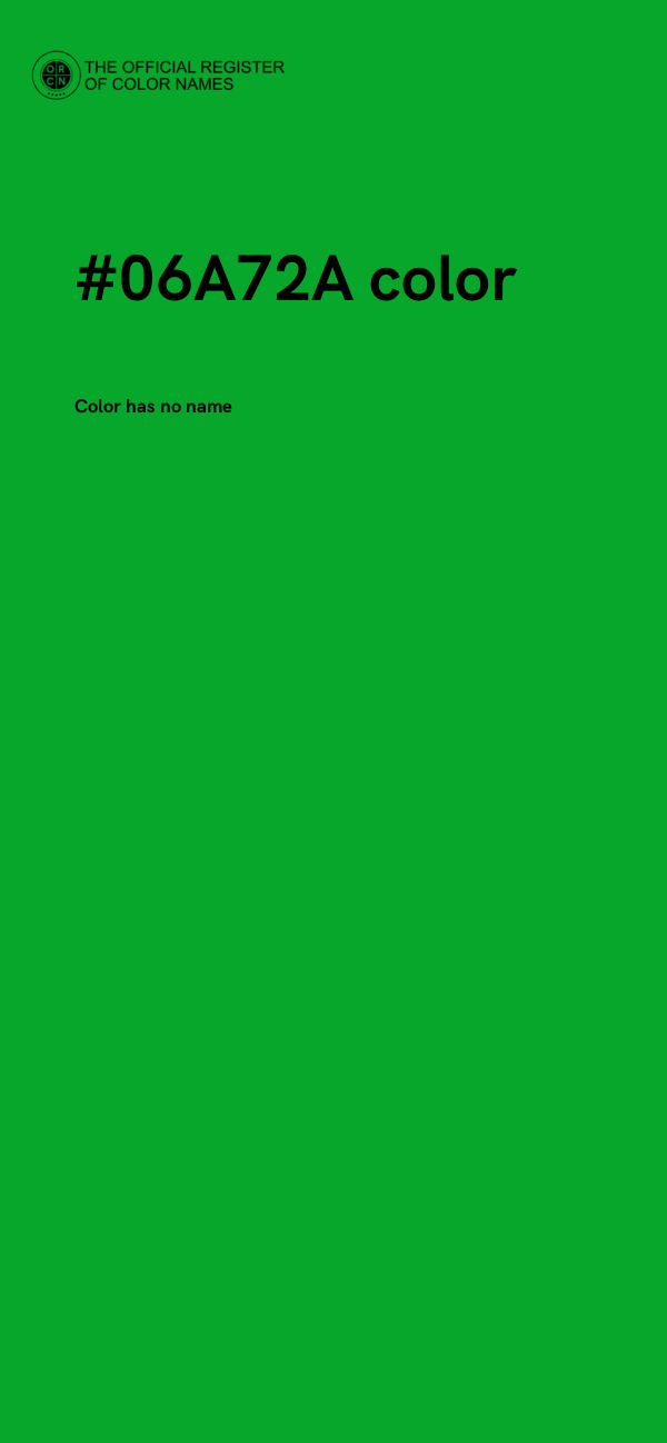 #06A72A color image