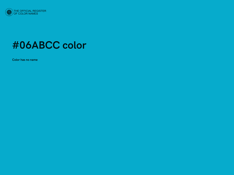 #06ABCC color image