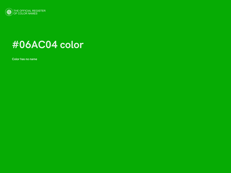 #06AC04 color image