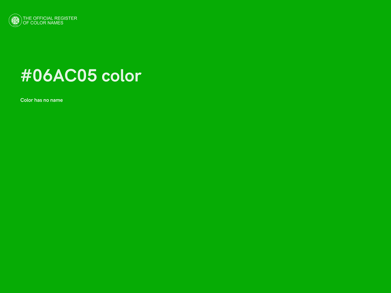 #06AC05 color image