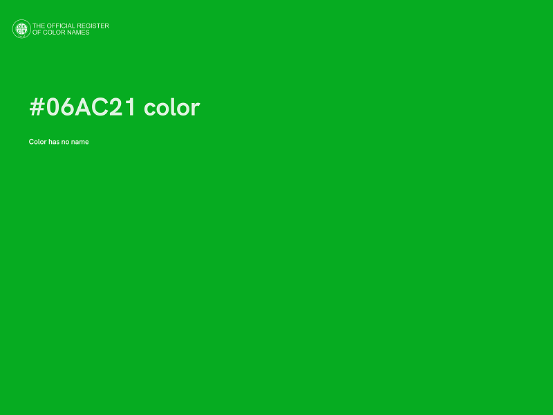#06AC21 color image