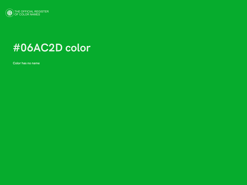 #06AC2D color image
