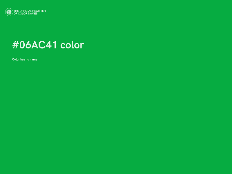 #06AC41 color image