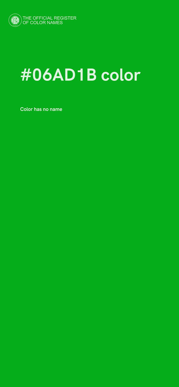 #06AD1B color image