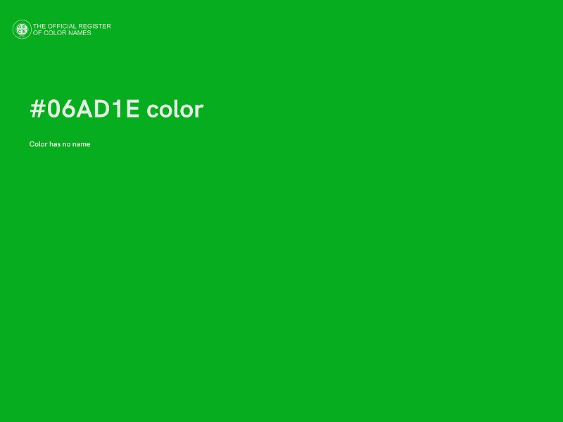 #06AD1E color image