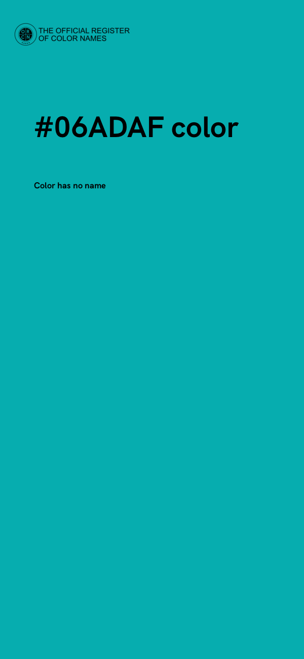 #06ADAF color image