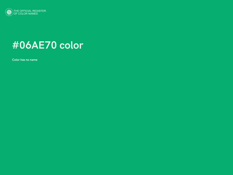 #06AE70 color image