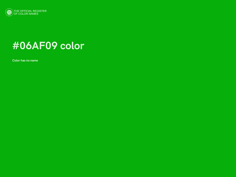 #06AF09 color image