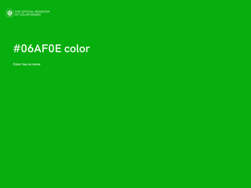 #06AF0E color image