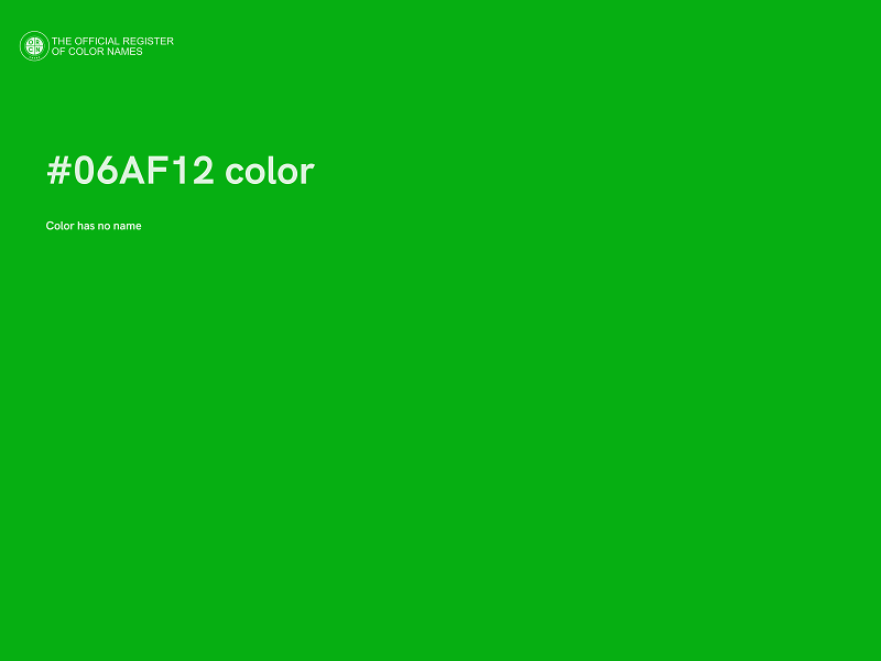 #06AF12 color image