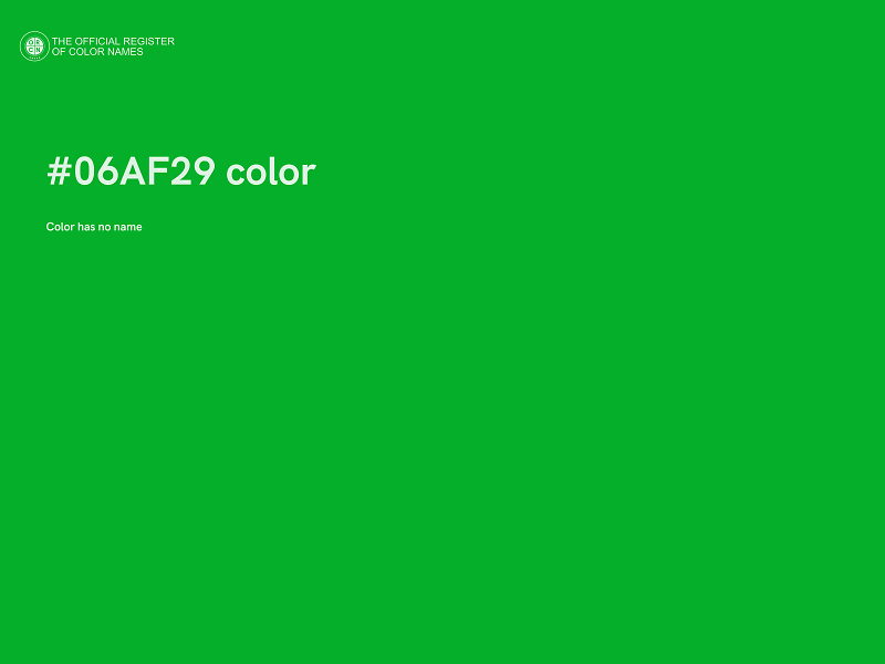 #06AF29 color image