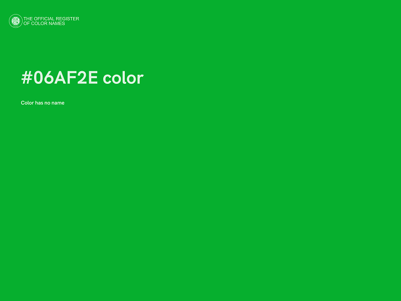 #06AF2E color image