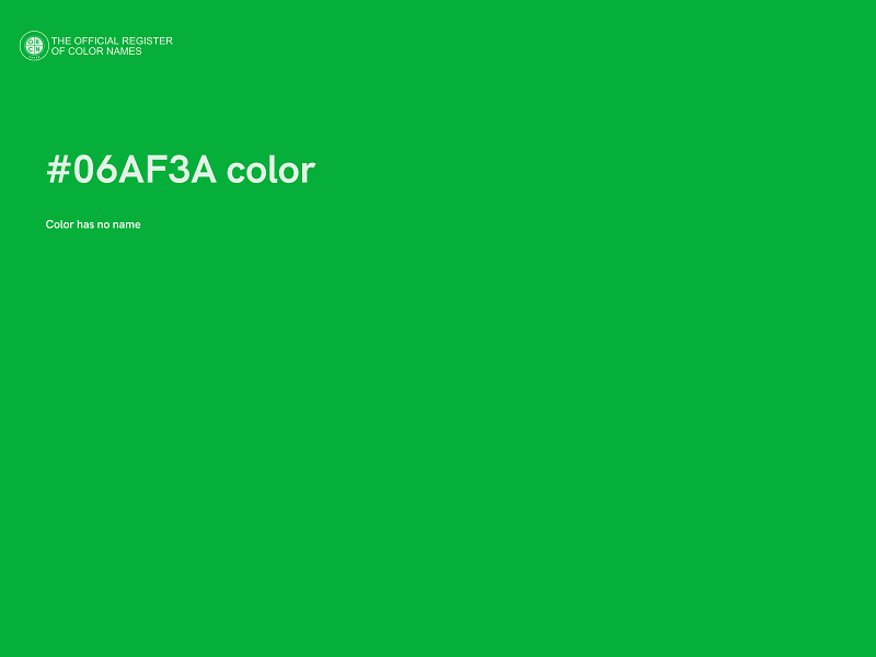 #06AF3A color image