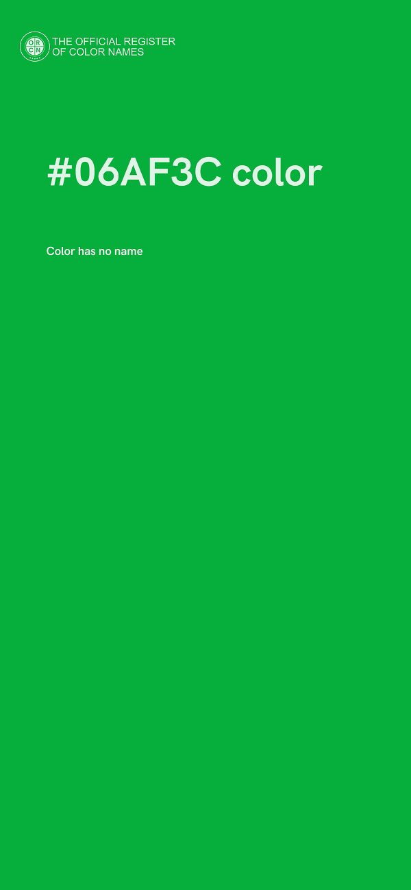#06AF3C color image