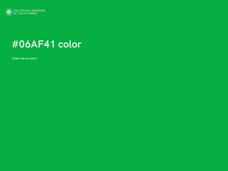 #06AF41 color image