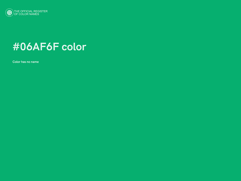 #06AF6F color image