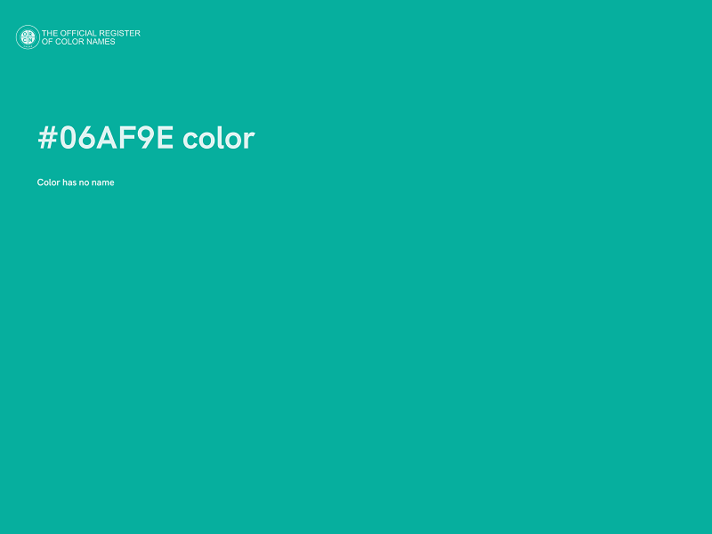 #06AF9E color image